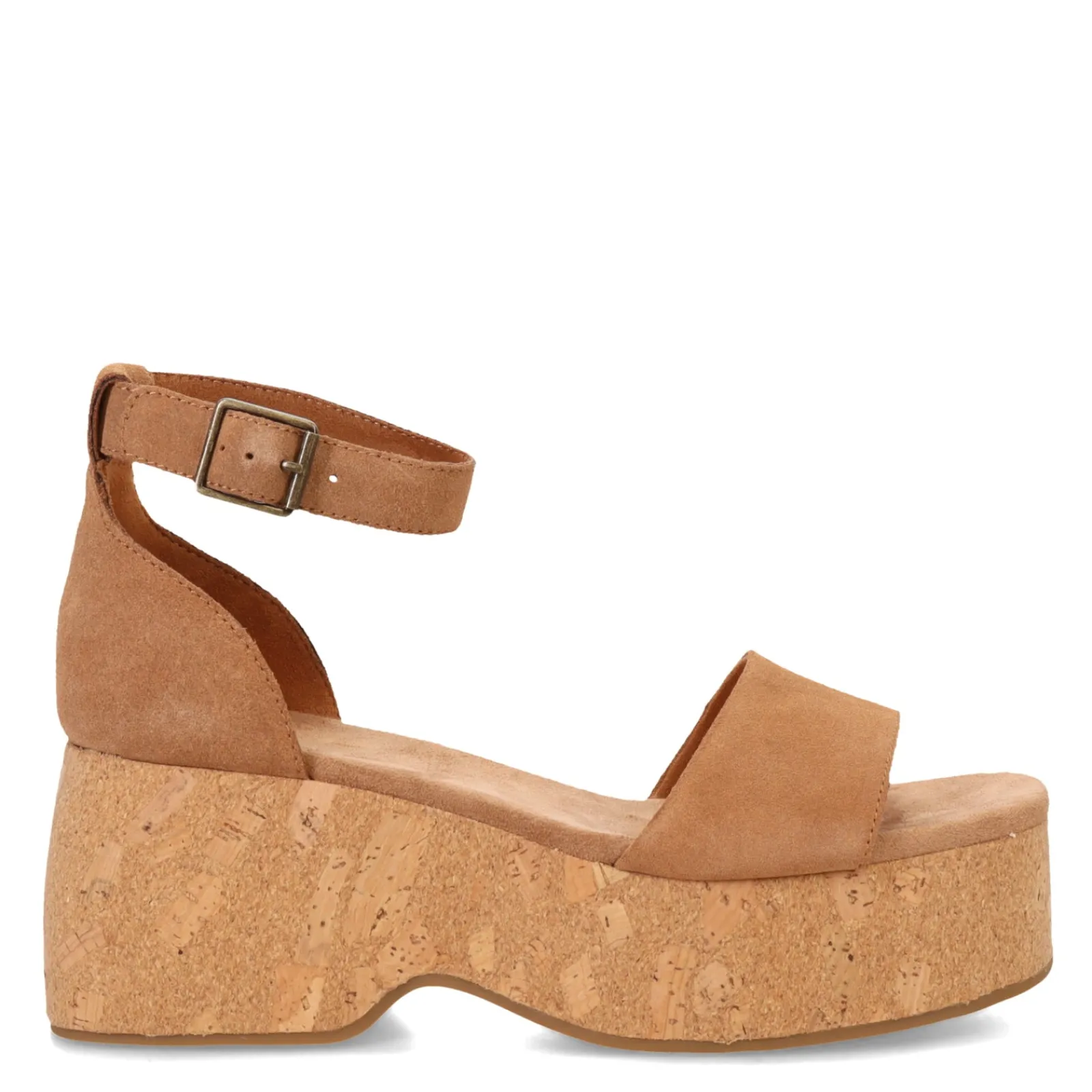 TOMS Wedges|Women's , Laila Sandal Tan