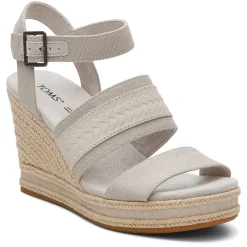 TOMS Sandals|Women's , Madelyn Sandal Pebble Grey Canvas
