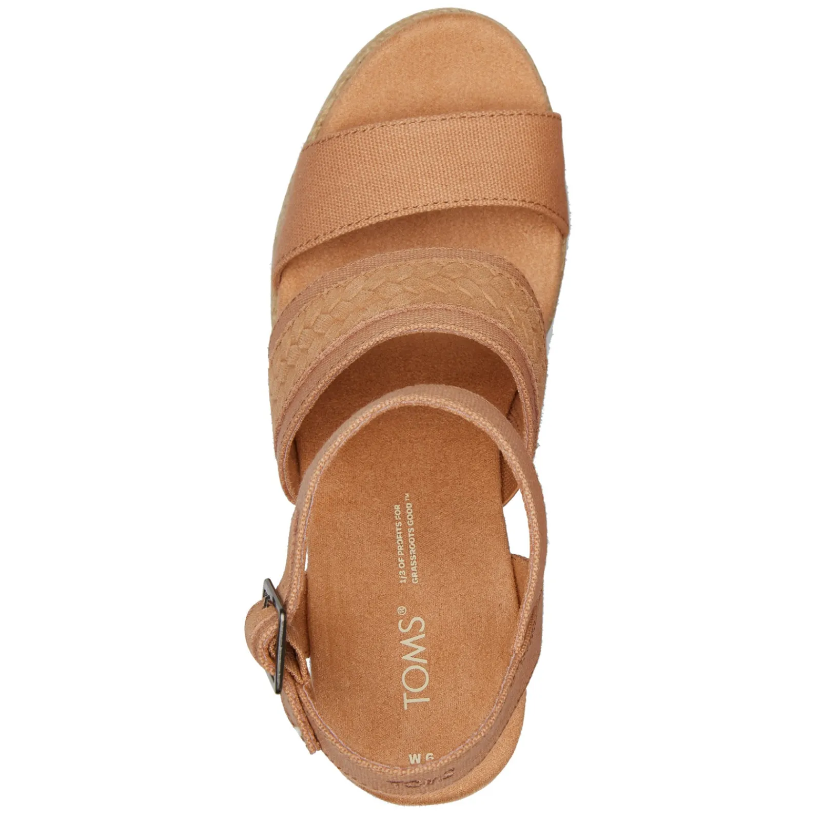 TOMS Sandals|Women's , Madelyn Sandal Sandy Beige Canvas