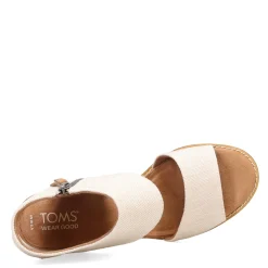 TOMS Sandals|Women's , Majorca Cutout High Heel Sandals Natural