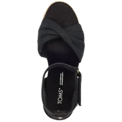 TOMS Wedges|Women's , Marisela Sandal Black