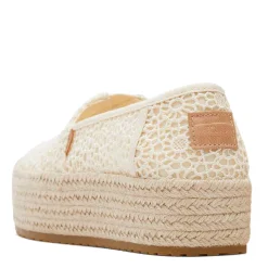 TOMS Slip-On Shoes|Women's , Valencia Slip-On Natural Crochet
