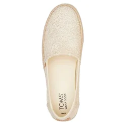 TOMS Slip-On Shoes|Women's , Valencia Slip-On Natural Crochet
