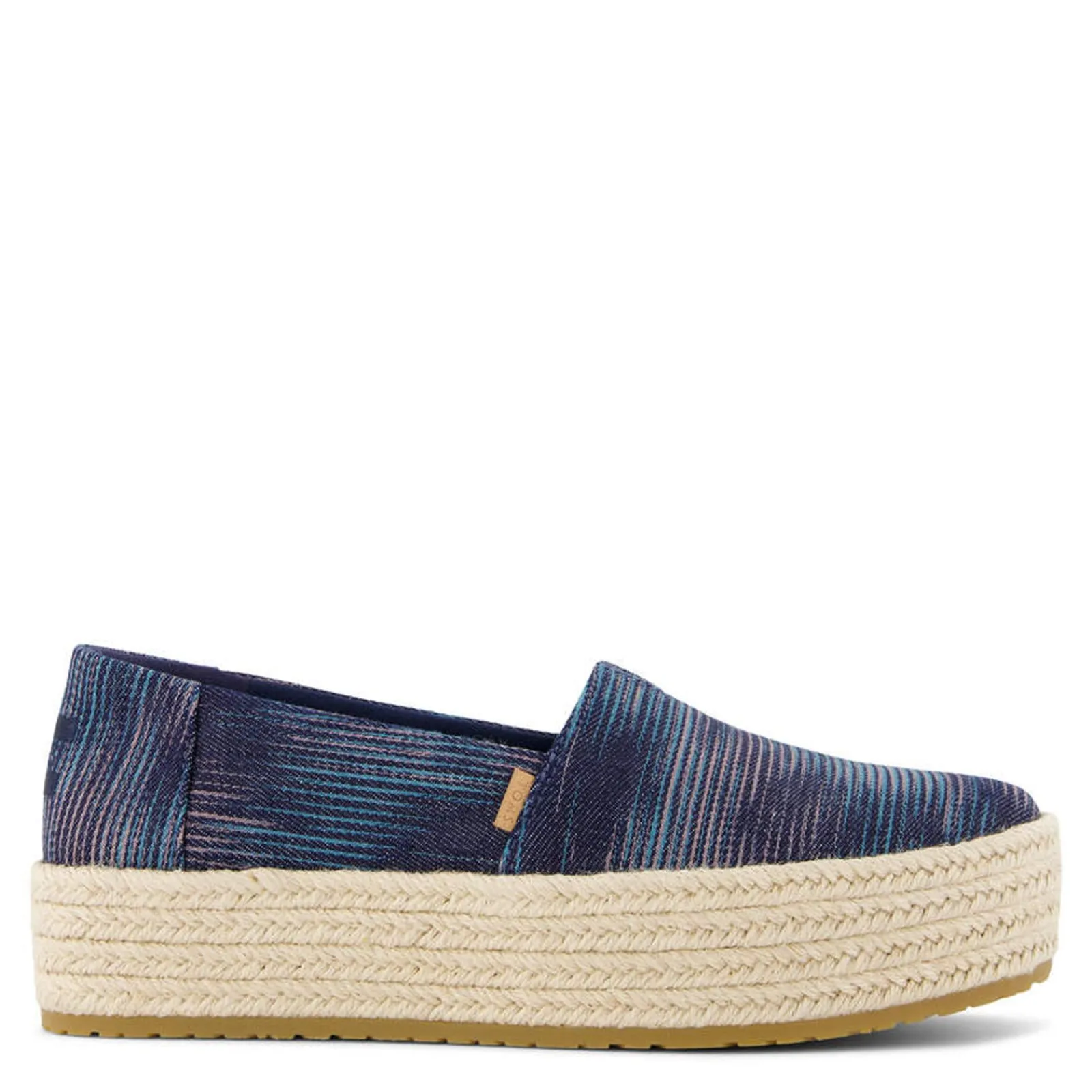 TOMS Slip-On Shoes|Women's , Valencia Slip-On Navy Paintbrush Multi