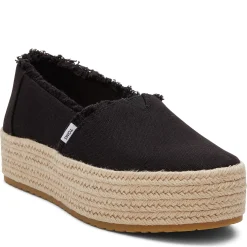 TOMS Slip-On Shoes|Women's , Valencia Slip-On Black