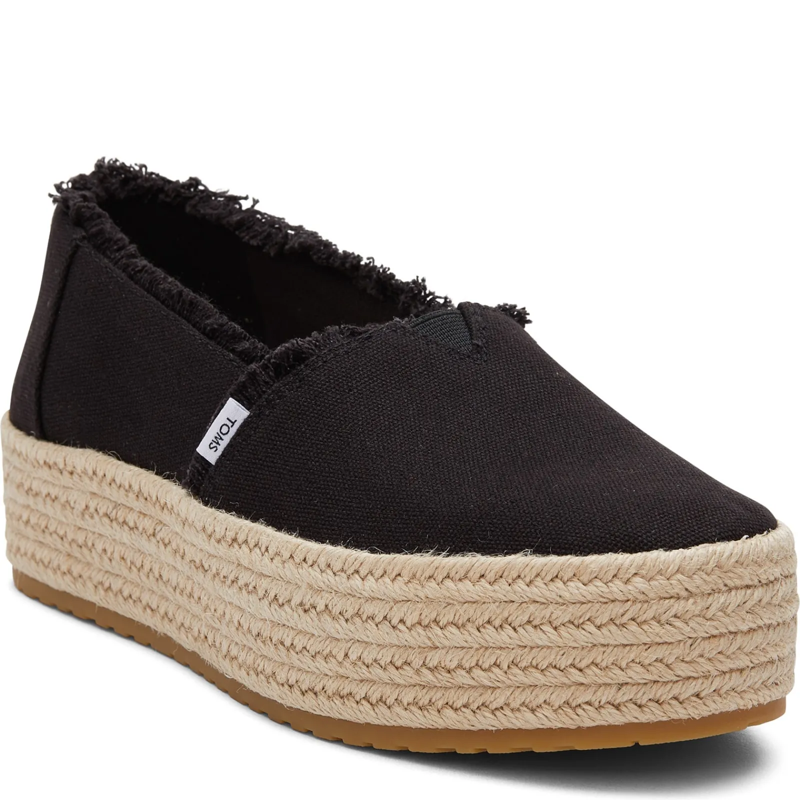 TOMS Slip-On Shoes|Women's , Valencia Slip-On Black