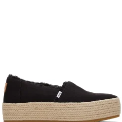 TOMS Slip-On Shoes|Women's , Valencia Slip-On Black