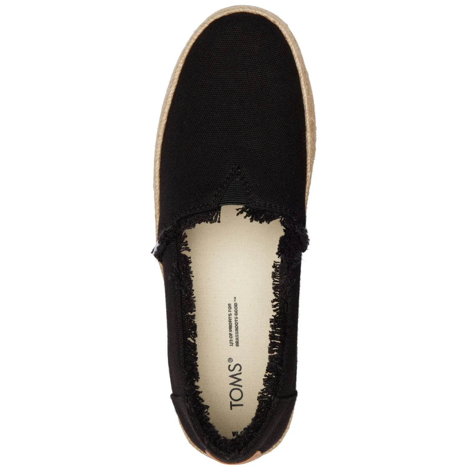 TOMS Slip-On Shoes|Women's , Valencia Slip-On Black