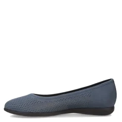 Trotters Flats|Women's , Darcey Flat Denim Blue
