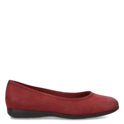 Trotters Flats|Women's , Darcey Flat Dark Red