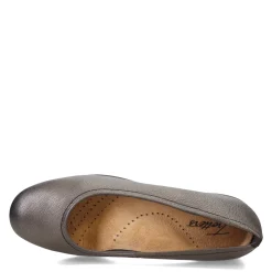 Trotters Flats|Women's , Darcey Flat Pewter