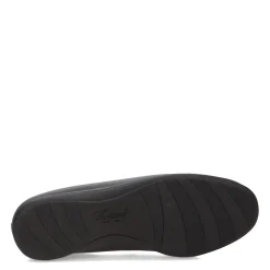 Trotters Flats|Women's , Darcey Flat Black Leather