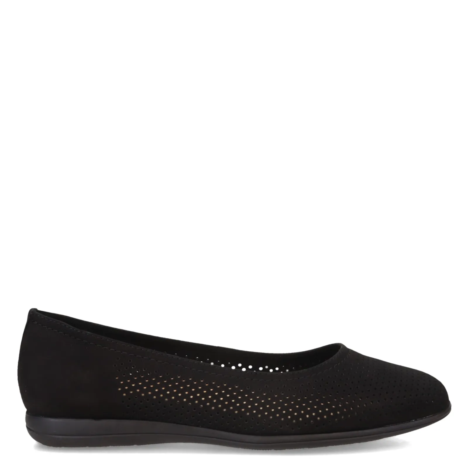 Trotters Flats|Women's , Darcey Flat Black Perf