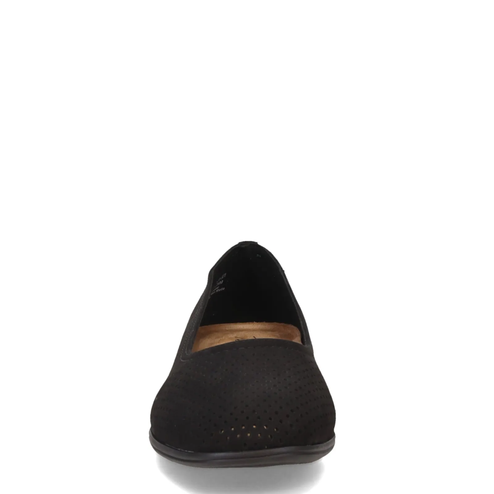 Trotters Flats|Women's , Darcey Flat Black Perf