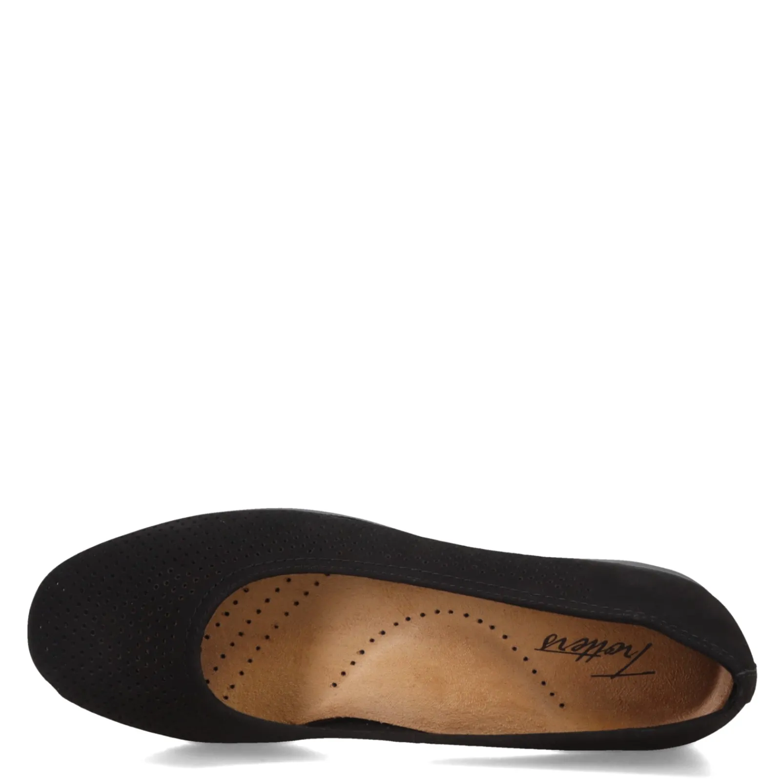Trotters Flats|Women's , Darcey Flat Black Perf