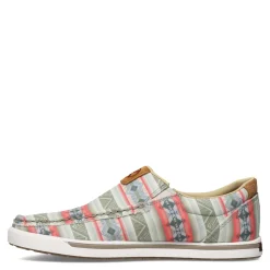 Twisted X Slip-On Shoes|Women's , Hooey Loper Slip-On Pink Multi