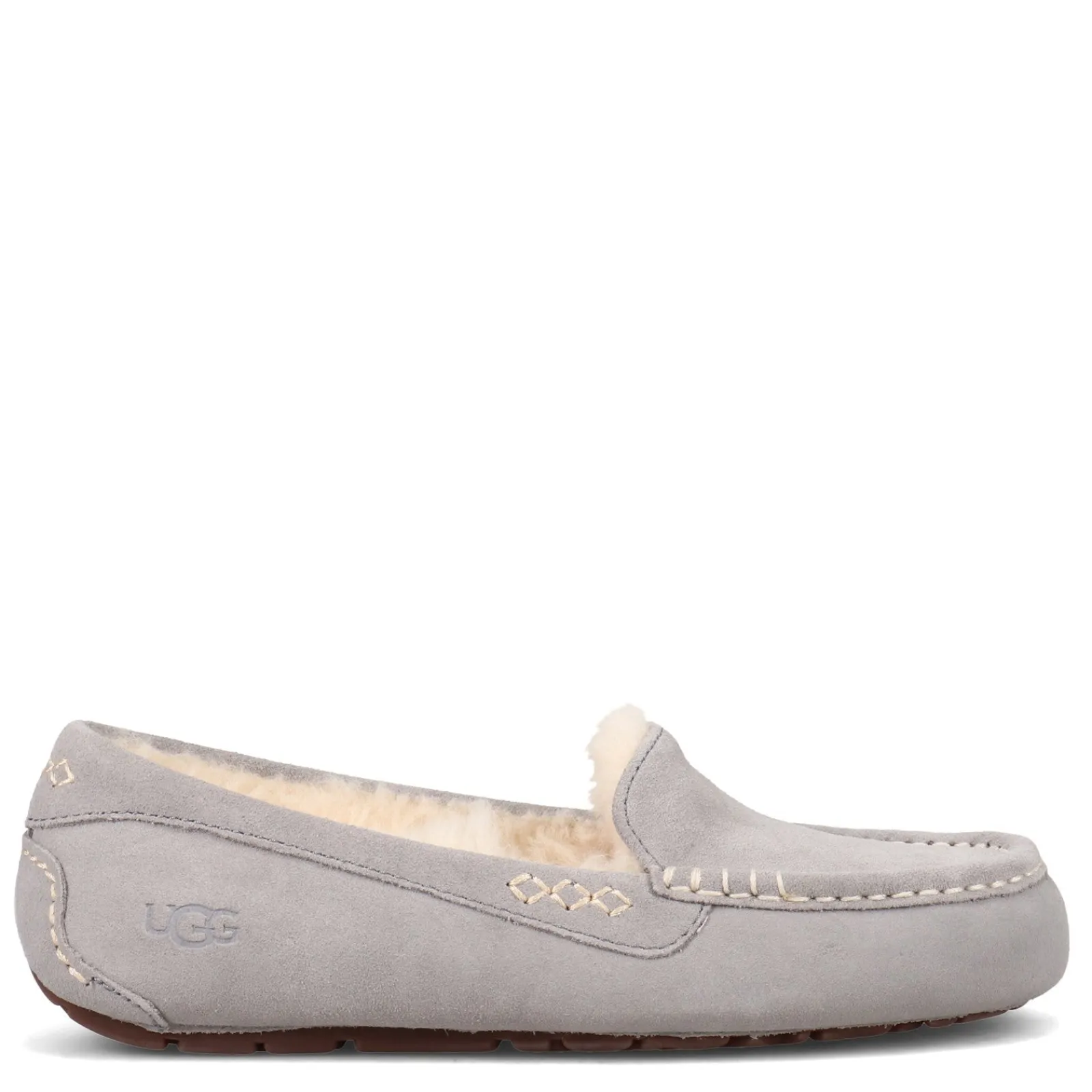 UGG Slippers|Women's , Ansley Slipper - Wide Width Grey