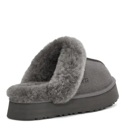 UGG Slippers|Women's , Disquette Slipper Charcoal