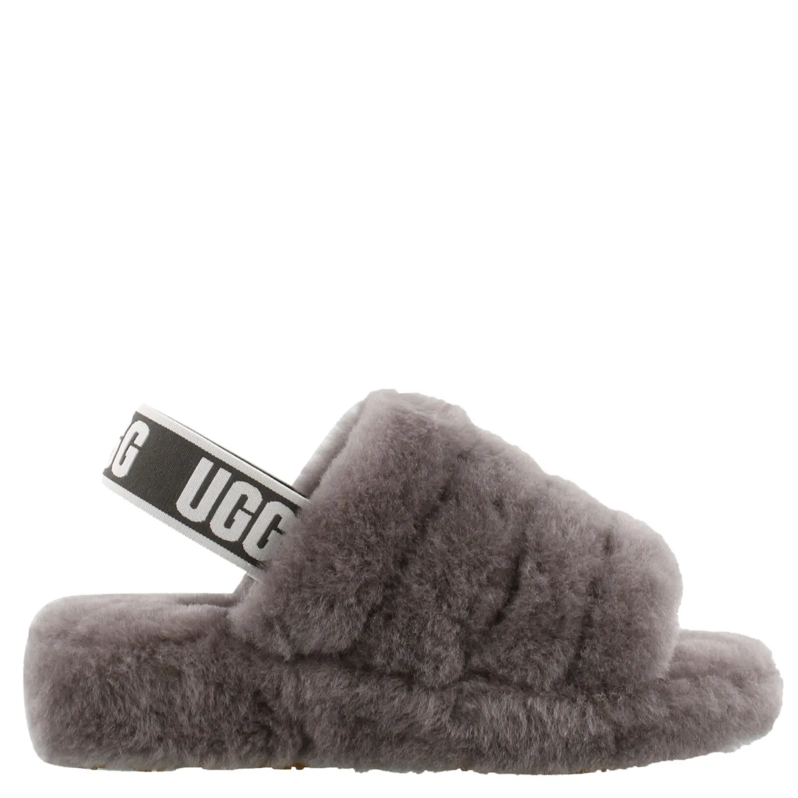 UGG Slippers|Women's , Fluff Yeah Slide Brown