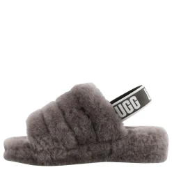 UGG Slippers|Women's , Fluff Yeah Slide Brown
