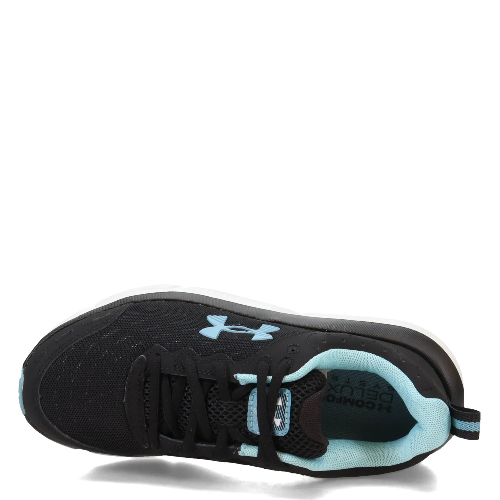 Under Armour Sneakers & Athletic|Women's , Charged Assert 10 Running Shoe Black/Still Water/Halo Gray