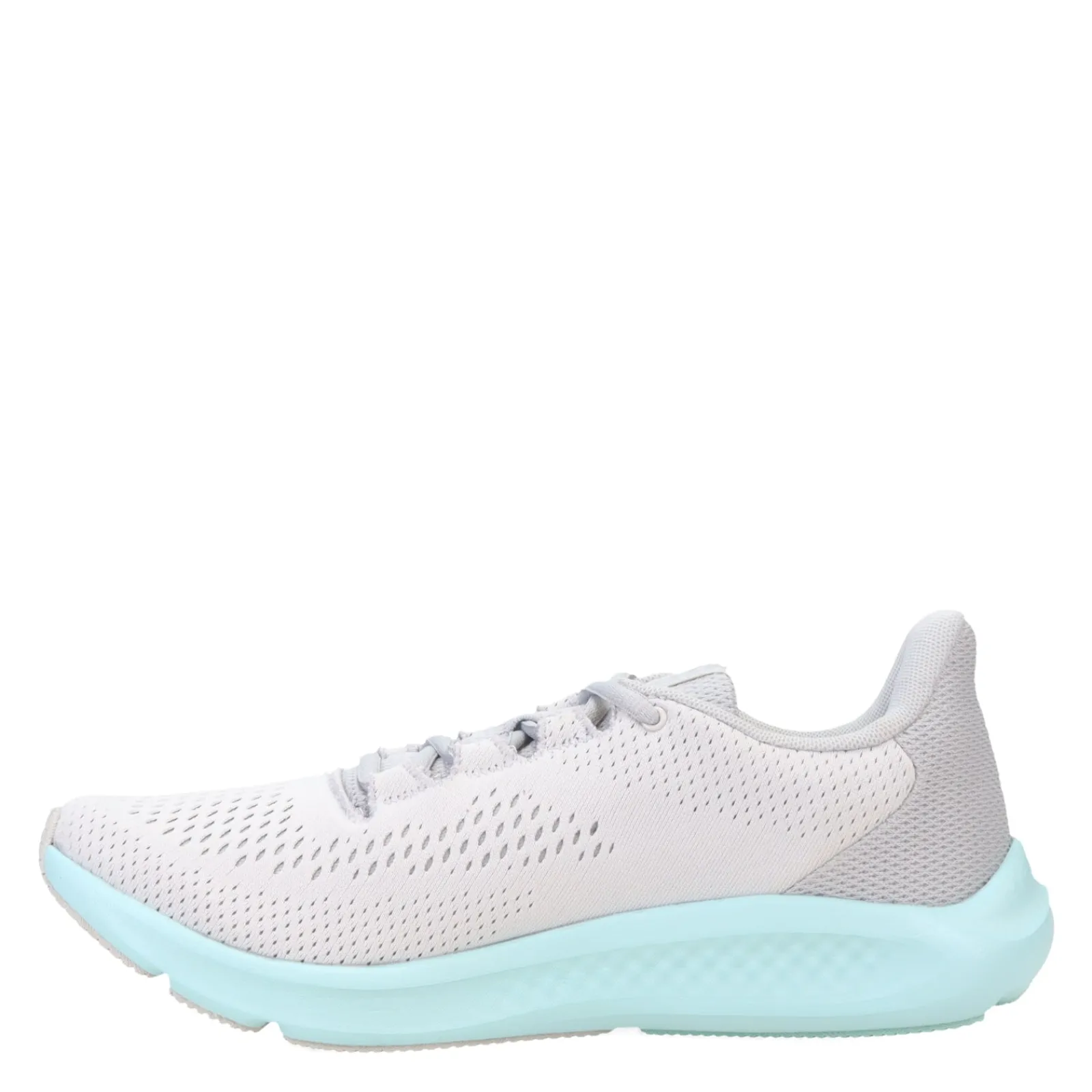 Under Armour Sneakers & Athletic|Women's , Charged Pursuit 3 Running Shoe Grey/Turquoise