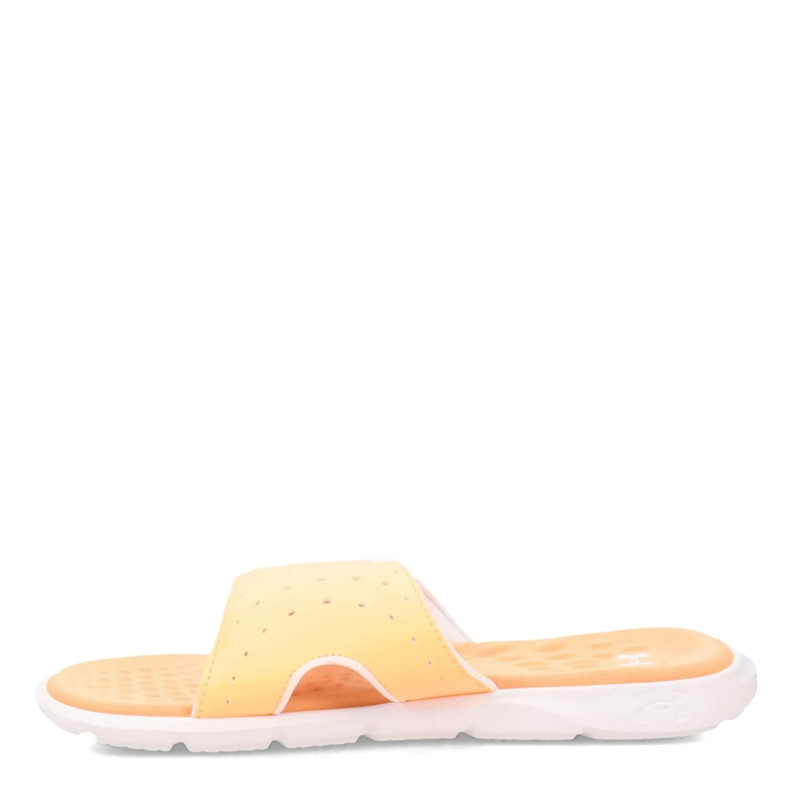 Under Armour Sneakers & Athletic|Women's , Ignite 7 Slide Sandal Orange Tropic/White/White