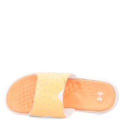Under Armour Sneakers & Athletic|Women's , Ignite 7 Slide Sandal Orange Tropic/White/White