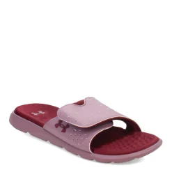 Under Armour Sandals|Women's , Ignite 7 Slide Sandal Misty Purple/Deep Red