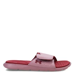 Under Armour Sandals|Women's , Ignite 7 Slide Sandal Misty Purple/Deep Red
