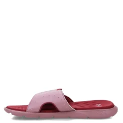 Under Armour Sandals|Women's , Ignite 7 Slide Sandal Misty Purple/Deep Red