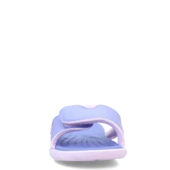 Under Armour Sandals|Women's , Ignite 7 Slide Sandal Baja Blue/Nebula Purple