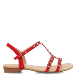 Vaneli Sandals|Women's , Brunel Sandal Red Suede