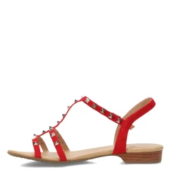 Vaneli Sandals|Women's , Brunel Sandal Red Suede