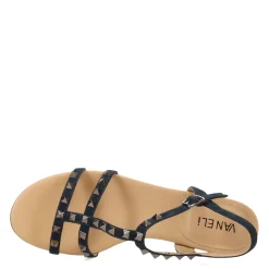 Vaneli Sandals|Women's , Brunel Sandal Navy Suede