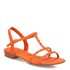Vaneli Sandals|Women's , Brunel Sandal Tangerine Orange Mul
