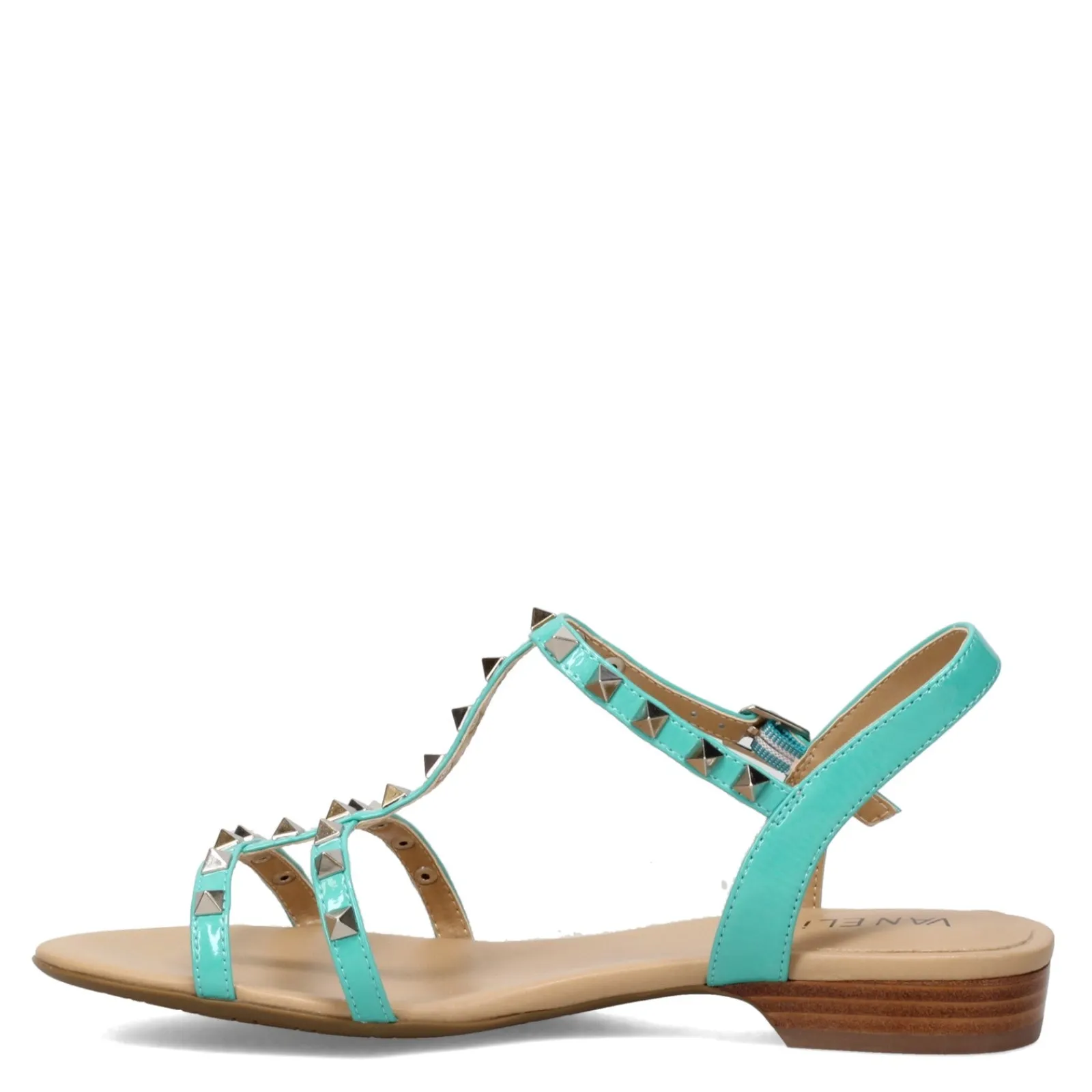 Vaneli Sandals|Women's , Brunel Sandal Turquoise Patent