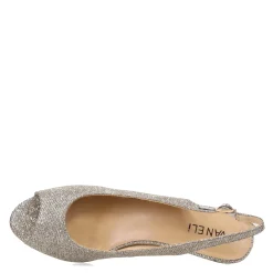 Vaneli Sandals|Women's , Buckie Sandal Platinum