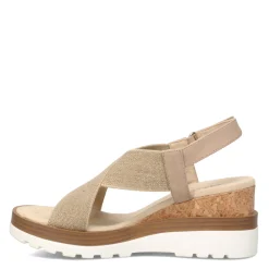 Vaneli Wedges|Women's , Carlin Sandal Natural