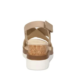 Vaneli Wedges|Women's , Carlin Sandal Natural