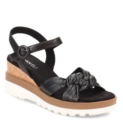 Vaneli Wedges|Women's , Clew Sandal Black