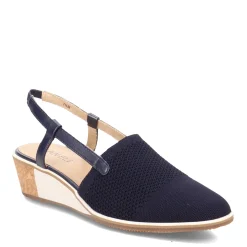 Vaneli Sandals|Women's , Greer Slip-On Navy