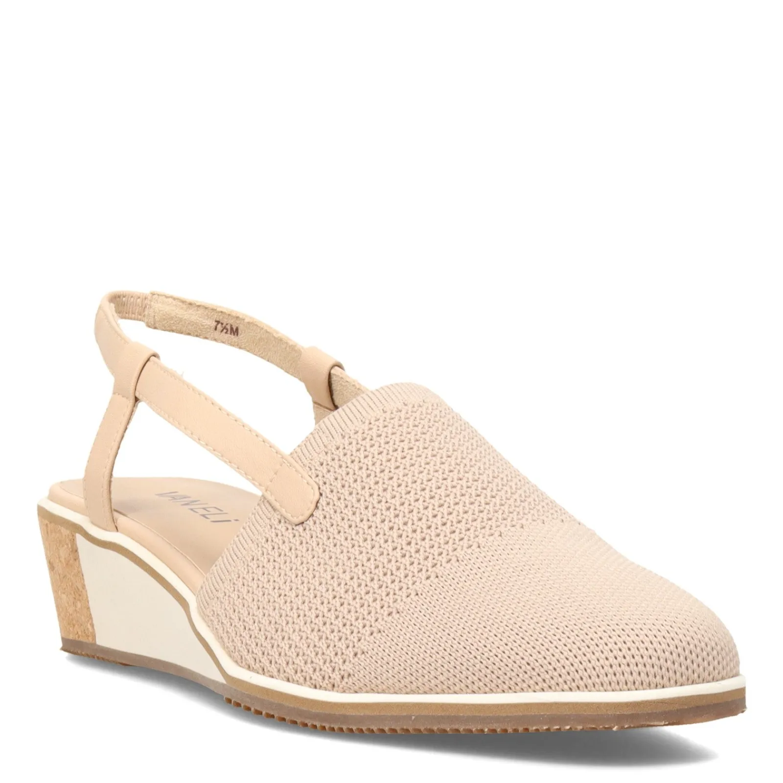 Vaneli Sandals|Women's , Greer Slip-On Ecru