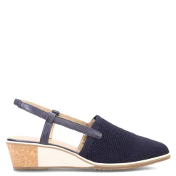 Vaneli Wedges|Women's , Greer Slip-On Navy
