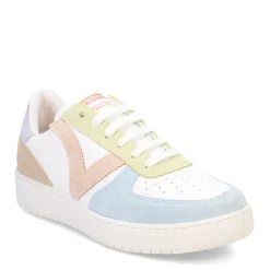 Victoria Sneakers & Athletic|Women's , Madrid Serraje Sneaker White Pastel Multi