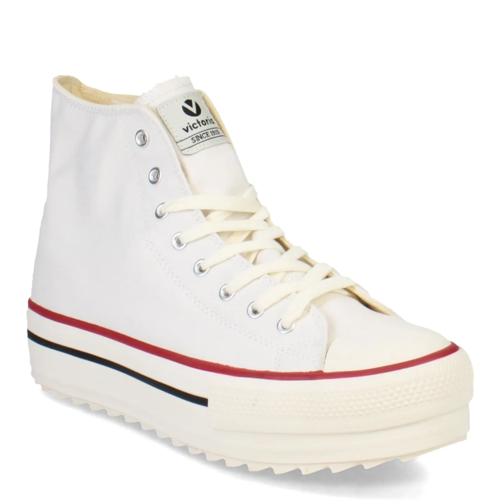 Victoria Sneakers & Athletic|Women's , Tribu Doble Lona Sneaker Blanco