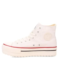 Victoria Sneakers & Athletic|Women's , Tribu Doble Lona Sneaker Blanco