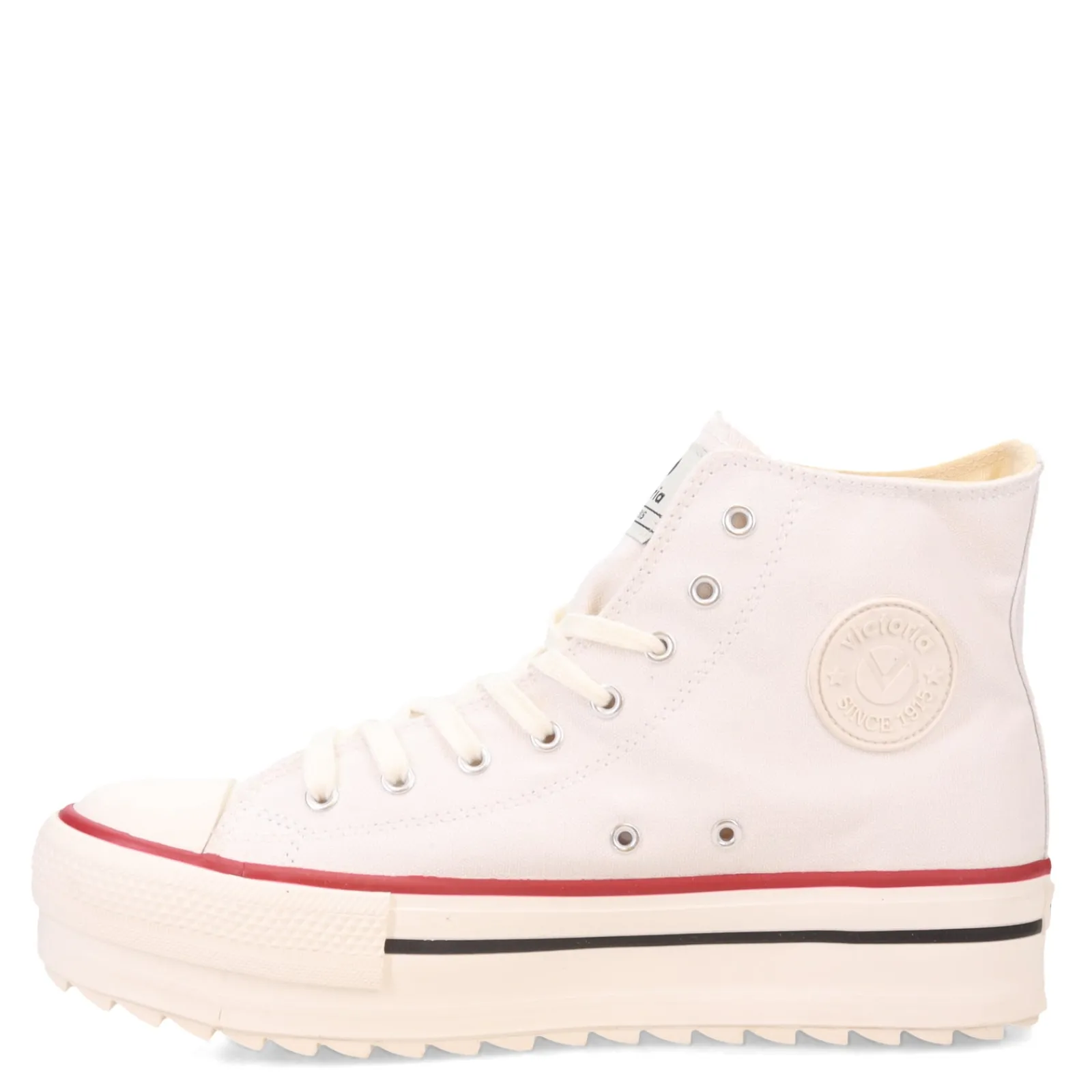Victoria Sneakers & Athletic|Women's , Tribu Doble Lona Sneaker Blanco