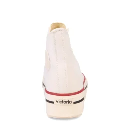 Victoria Sneakers & Athletic|Women's , Tribu Doble Lona Sneaker Blanco