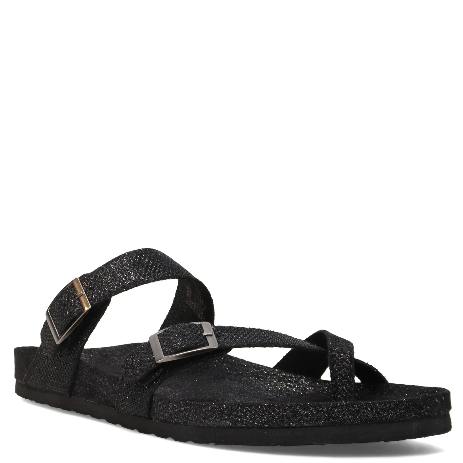 White Mountain Sandals|Women's , Gracie Sandal Black Glitter